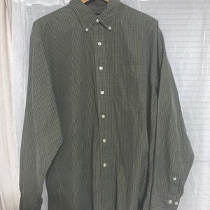 Men's Eddie Bauer XL Brown Long Sleeve Button